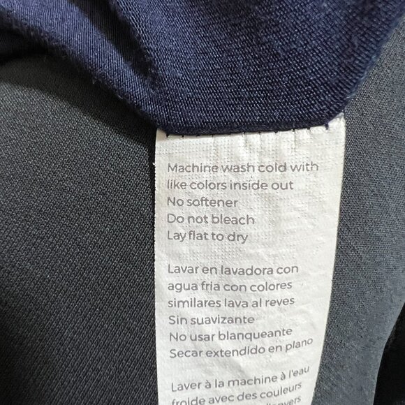 Fabletics side tie Navy T-Shirt Size L - Picture 6 of 7